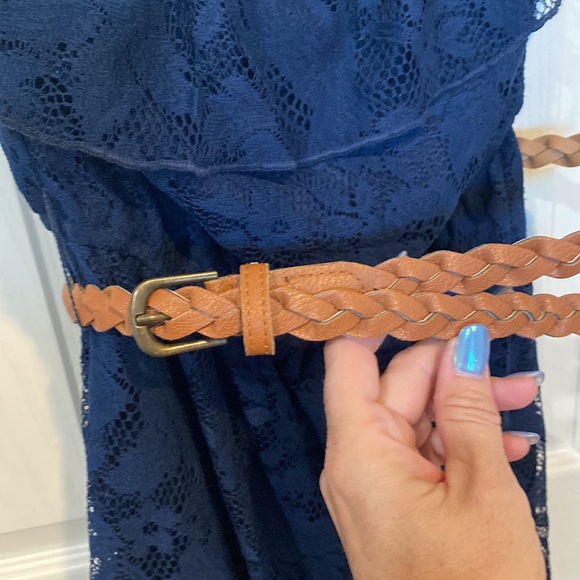 Trixxi strapless medium length in front and long in the back sun dress. - Picture 4 of 4